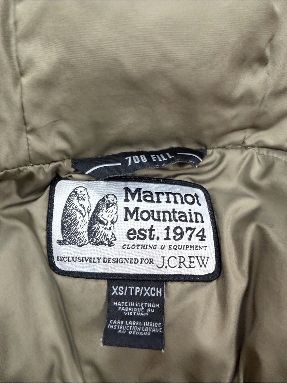 Marmot x J. Crew Guides 700 Full Down Jacket 2017 Collaboration - Picture 6 of 12